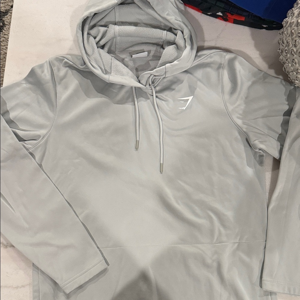 Gymshark Light Gray Men's Hoodie